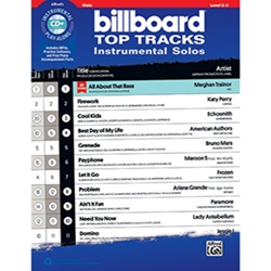 Billboard Top Tracks Instrumental Solos for Strings Viola