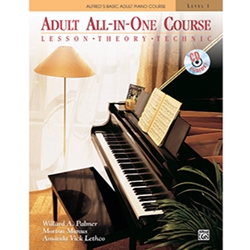 Alfred's Basic Adult All-in-One Book 1 w/CD