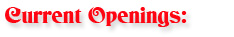 Current Openings