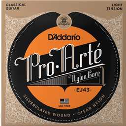 DADDARIO  D'Addario EJ43 Pro-Arte Nylon Classical Guitar Strings, Light Tension