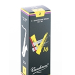 VANDOREN SR722 Vandoren V16 Tenor Sax Reeds, Strength 2.0, 5-Pack