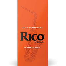 RICO RASR2 Rico Alto Sax Reeds, Strength 2.0, 25-Pack
