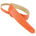 Henry Heller HCAP25ORG Leather Series - Capri Orange  Guitar Strap