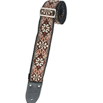 Henry Heller HJQ202 2"  Jacquard Design Guitar Strap