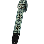 Henry Heller HJQ219 2"  Jacquard Design Guitar Strap