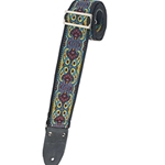 Henry Heller HJQ237 2"  Jacquard Design Guitar Strap