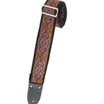 Henry Heller HJQ238 2"  Jacquard Design Guitar Strap