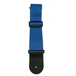 Henry Heller HPOLBLU 2" Poly Strap with Leather Ends Royal Blue