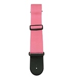 Henry Heller HPOLDPNK 2" Poly Strap with Sewn On Leather Ends Pink