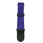 Henry Heller HPOLPUR 2" Poly Strap with Leather Ends Purple