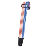 Henry Heller HSUB263 American Flag Guitar Strap