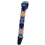 Henry Heller HSUB265 Nylon Series - Artist Sublimation Tie Dye  Guitar Strap