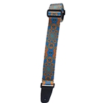 Henry Heller HSUB268 Nylon Series - Artist Sublimation Tie Dye  Guitar Strap