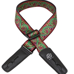 Henry Heller LIS033BM3 Lock-It Straps Series - Plush Poly Lizard Guitar Strap