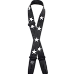 Henry Heller LIS301D03 Lock-It Straps Series - Cotton Black Star