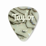 TAYLOR 80735 Taylor Celluloid 351 Picks Abalone 0.71mm  12-Pack