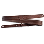 TAYLOR TV20005 Taylor Strap Vegan Leather Chocolate Brown 2in