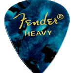 FENDER 980351908 Celluloid Pick Pack Ocean Turquoise Heavy