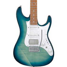 IBANEZ AZ22S1FTXB AZ22S1F Electric Guitar - Transparent Turquoise Burst