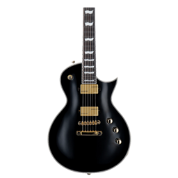 LEC1000BLKF LTD Ec-1000 Black Fluence Electric Guitar