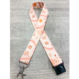 Musically Minted LAN0013 Music Boho Lanyard