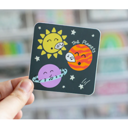 Musically Minted STK0015 The Planets Sticker