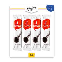 Juno V4JCR Bb Clarinet Reed - Card of 4