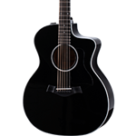 TAYLOR 214CEDLXBLK Dlx Grand Auditorium Acoustic Guitar