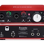 Focusrite SCARLETT2I23G Scarlett 2i2 3G USB Interface w/ 2 XLR & Fantom Power