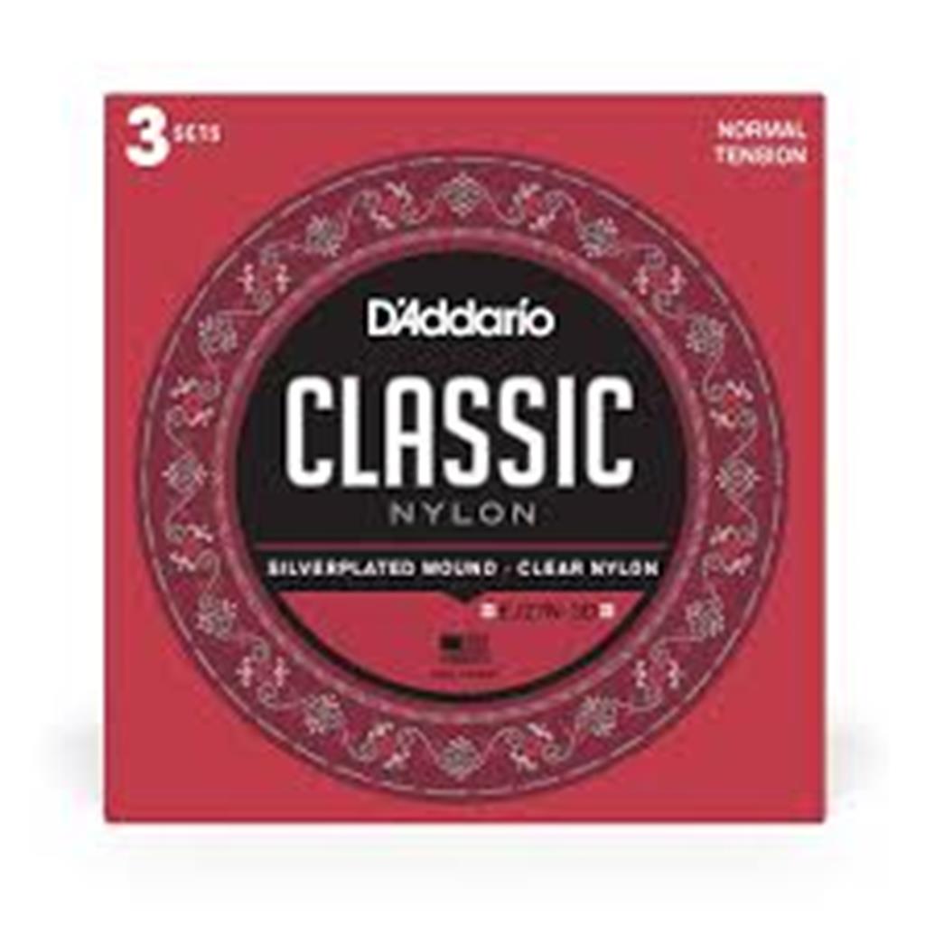 DADDARIO EJ27N Nylon String Set Silver / Clear Normal