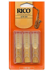 RICO RASR3P Rico Alto Sax Reeds, 3-Pack