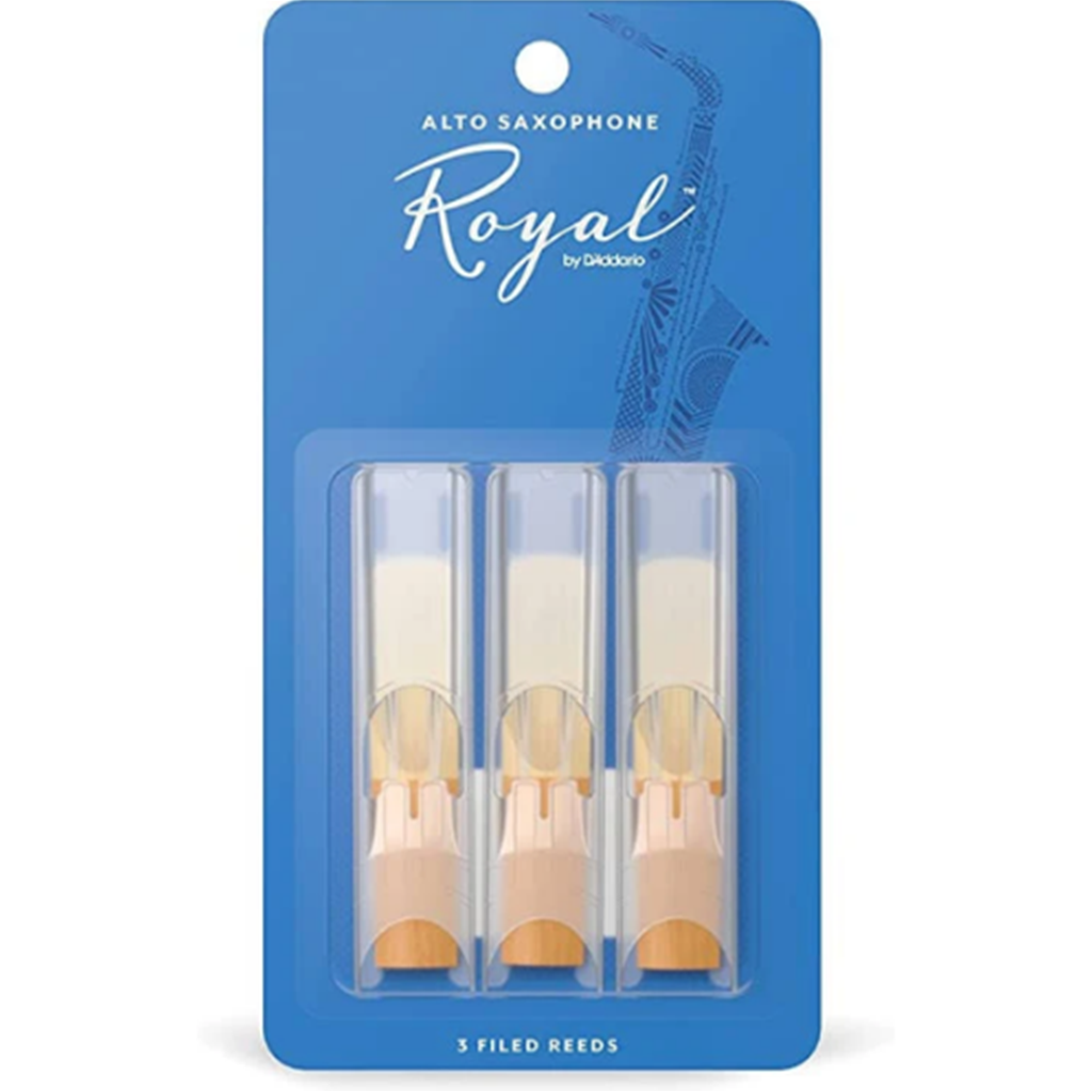 RICO RJB0330 Rico Royal Alto Sax Reeds, Strength 3.0, 3-Pack