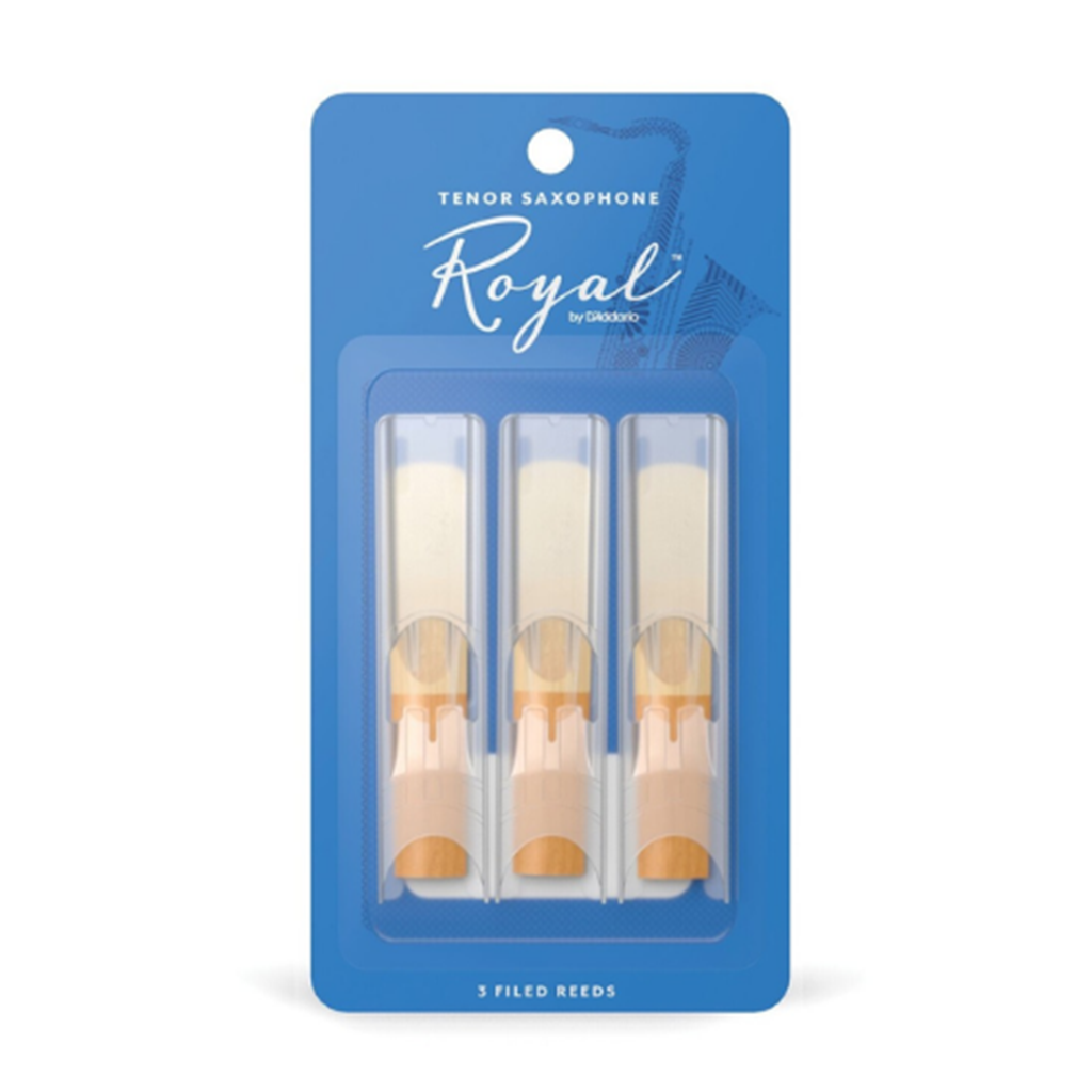 RICO RKB0325 Rico Royal Tenor Sax Reeds, Strength 2.5, 3-Pack