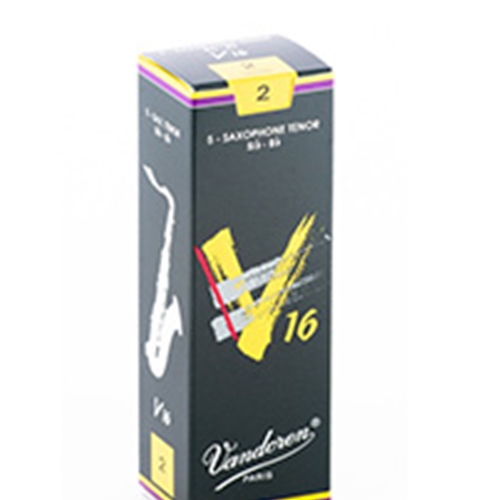 VANDOREN SR722 Vandoren V16 Tenor Sax Reeds, Strength 2.0, 5-Pack