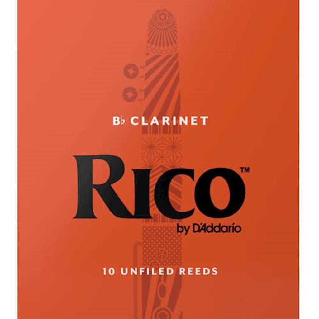 RICO RCR10P Rico Bb Clarinet Reeds, 10-Pack
