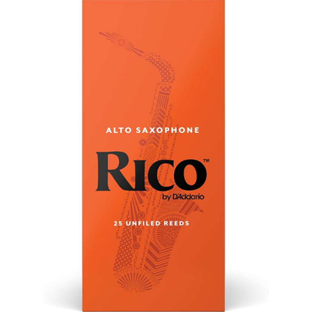 RICO RASR2 Rico Alto Sax Reeds, Strength 2.0, 25-Pack