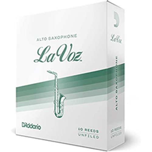 LAVOZ LASRMS La Voz Alto Sax Reeds, Strength Medium Soft, 10-Pack