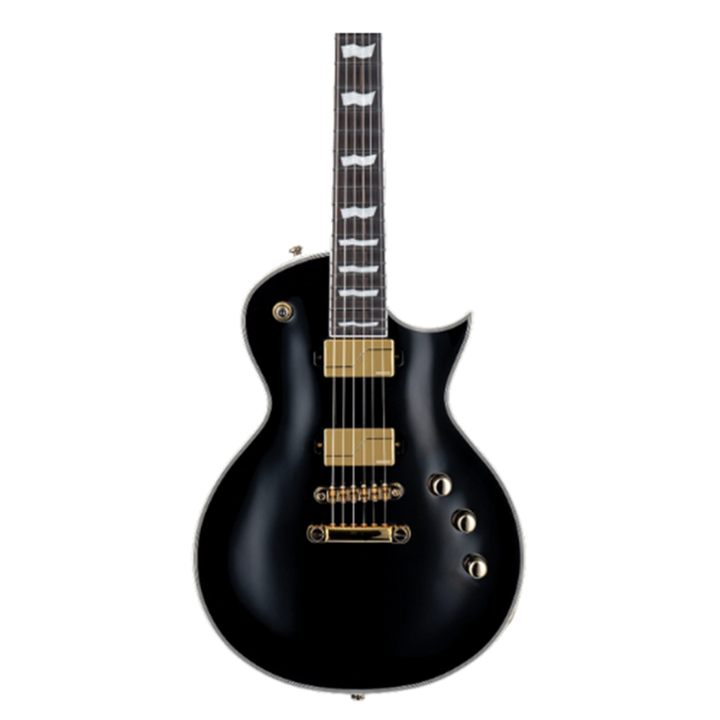 LEC1000BLKF LTD Ec-1000 Black Fluence Electric Guitar