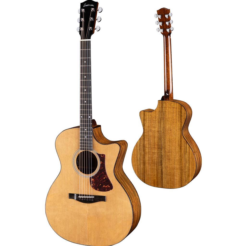 Eastman AC222CEDLX AC Solid Deluxe Series Acoustic Guitar w/ Electronics & Deluxe Gig Bag