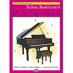 Alfred's Basic Piano Library Technic Book 4
