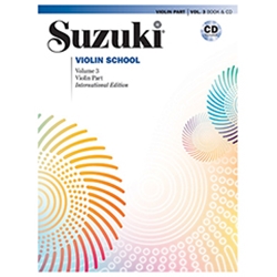 Suzuki Violin School Book 3 International Edition - Book and CD