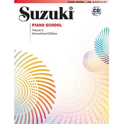 Suzuki Piano School New International Edition Piano Book and CD Volume 2
