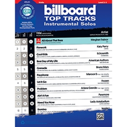 Billboard Top Tracks Instrumental Solos for Strings Violin