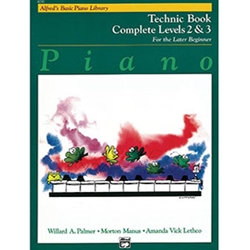 Alfred's Basic Piano Library Technic Book Complete 2 & 3