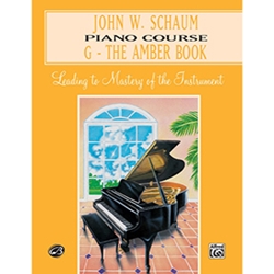 John W. Schaum Piano Course G The Amber Book