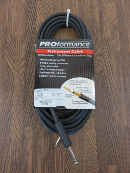 PROformance PRP20 20' Hot Shrink 1/4" to 1/4" Instrument Cable