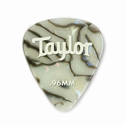 TAYLOR 80736 Taylor Celluloid 351 Picks Abalone 0.96mm 12-Pack