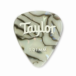 TAYLOR 80737 Taylor Celluloid 351 Picks Abalone 1.21mm 12-Pack