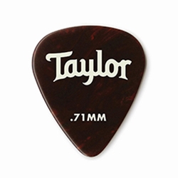 TAYLOR 80775 Taylor Celluloid 351 Picks Tortoise Shell 0.71mm 12-Pack