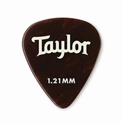 TAYLOR 80778 Taylor Celluloid 351 Picks Tortoise Shell 1.21mm 12-Pack